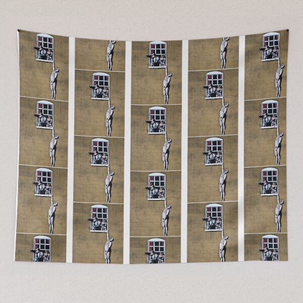 Item preview, Banksy Well Hung Lover designed and sold by Sageandzz.