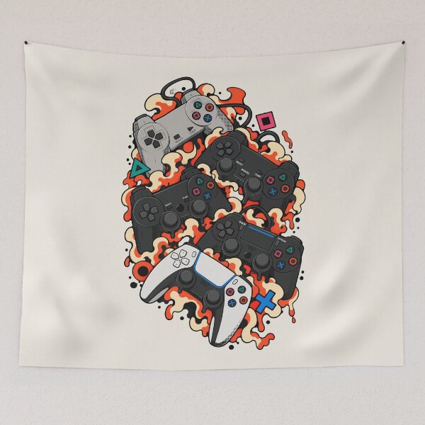 Item preview, Retro Gaming Controller Evolution – Classic to Modern Gamer Art designed and sold by Leeded.