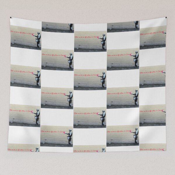 Item preview, Banksy What We Do In Life Echoes In Eternity designed and sold by Sageandzz.