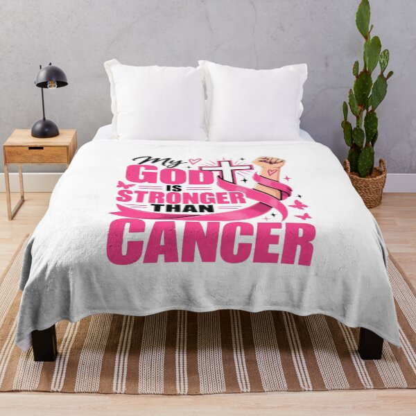 Item preview, My God is Stronger Than Cancer Christian Faith Awareness designed and sold by WilliaMaler.
