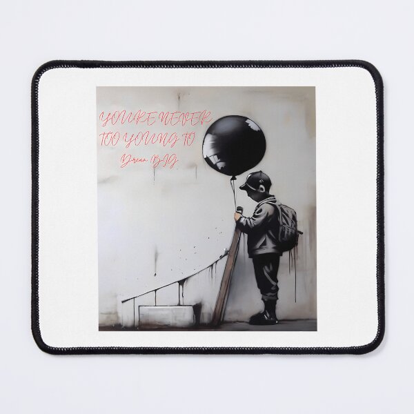 Item preview, Banksy Youre Never Too Young To Dream Big designed and sold by Sageandzz.
