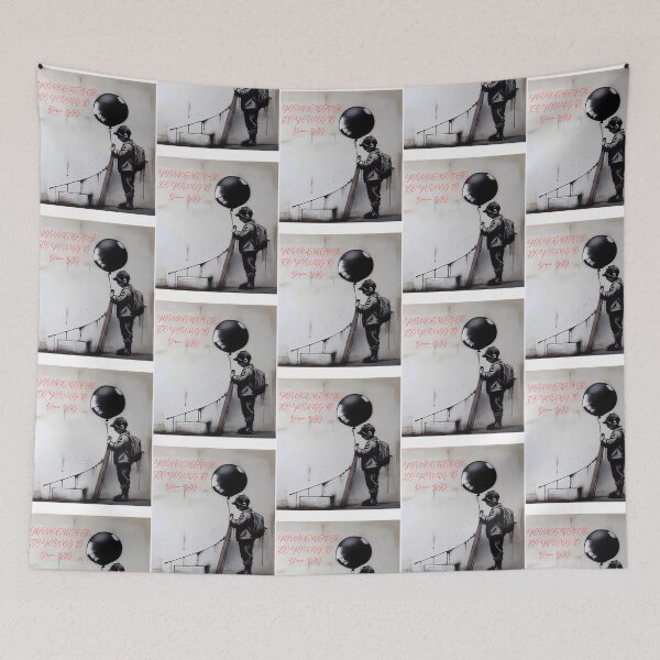 Item preview, Banksy Youre Never Too Young To Dream Big designed and sold by Sageandzz.