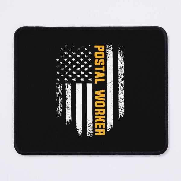 Item preview, Postal Worker Distress US Flag Mail Carrier Art designed and sold by baharsipit.