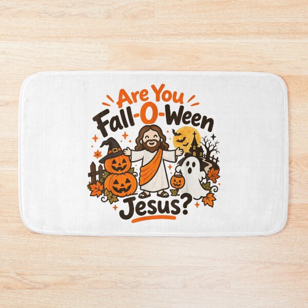 Item preview, are You Fall-O-Ween Jesus Doodle Halloween Christian Ghost designed and sold by WilliaMaler.