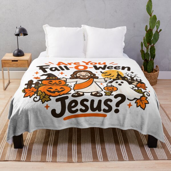 Item preview, are You Fall-O-Ween Jesus Doodle Halloween Christian Ghost designed and sold by WilliaMaler.