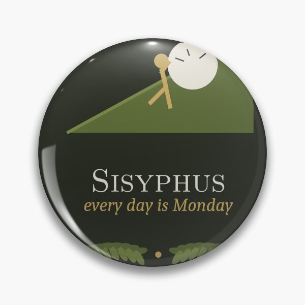 Item preview, Sisyphus Mondays designed and sold by olivenoirco.