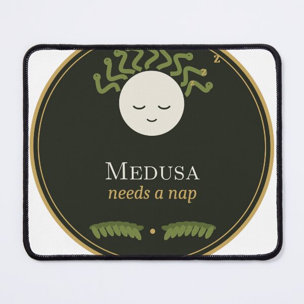 Item preview, Medusa Needs a Nap designed and sold by olivenoirco.