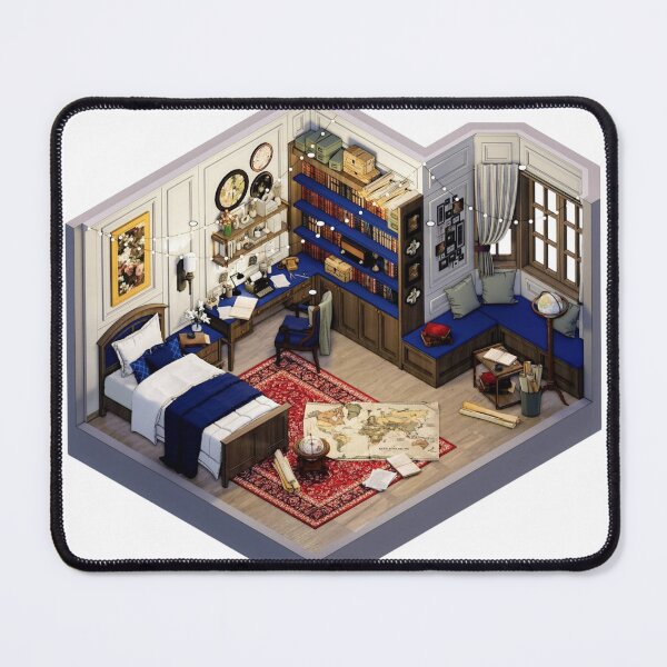 Item preview, Bookworm Study Bedroom designed and sold by Rrandika.
