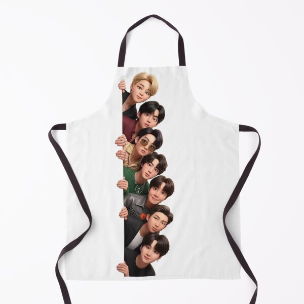 Item preview, BTS 3D Animated Style Members Peeking Vertical Design designed and sold by 4U---Store.