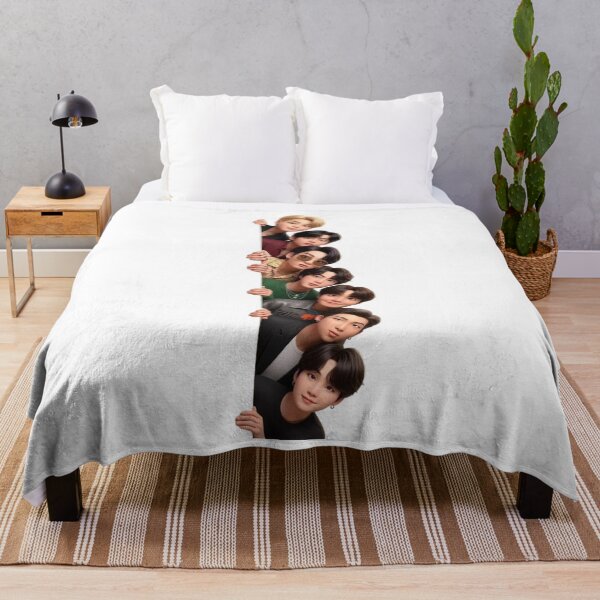 Item preview, BTS 3D Animated Style Members Peeking Vertical Design designed and sold by 4U---Store.