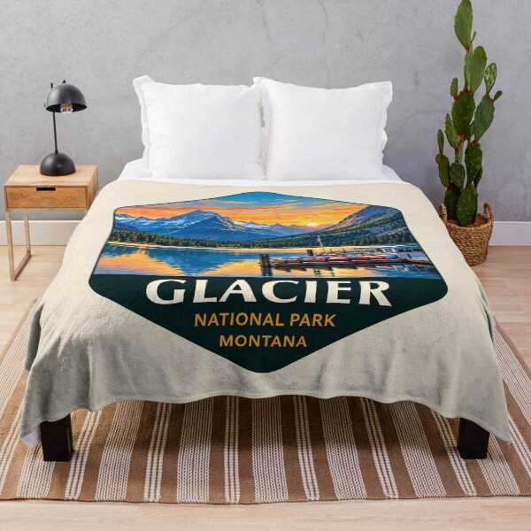 Item preview, Glacier National Park Sticker designed and sold by Gideon Emmerich.