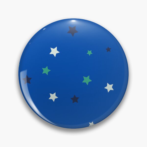 Item preview, Minimal Blue Green Scattered Stars Seamless Pattern designed and sold by ShivCraftStudio.
