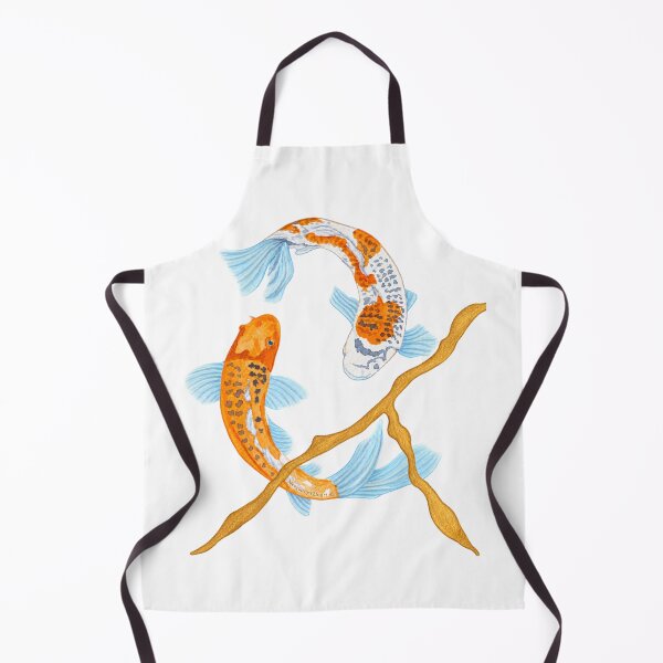 Item preview, Swimming Through Stillness – Koi Carp Watercolour & Kintsugi Art designed and sold by newsuept25.art.