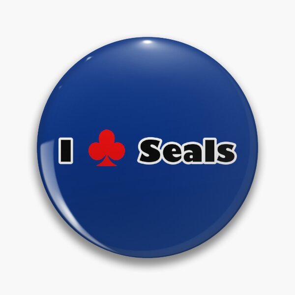 Item preview, I Club Seals (Black Text) designed and sold by Karate Octopus.
