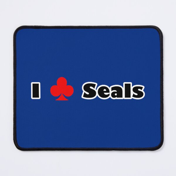 Item preview, I Club Seals (Black Text) designed and sold by Karate Octopus.