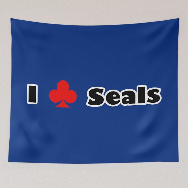 Item preview, I Club Seals (Black Text) designed and sold by Karate Octopus.
