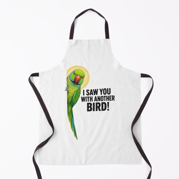 Item preview, Saw You With Another Bird Funny Ringneck Parrot Saw You designed and sold by Yellowriversss.