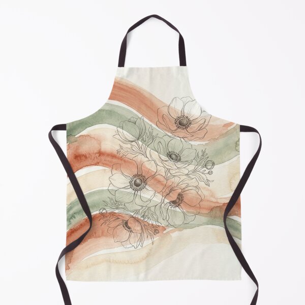 Item preview, Anemone Cluster Ribbon Bands | Terracotta Botanical Wall Art designed and sold by Zaramodo.