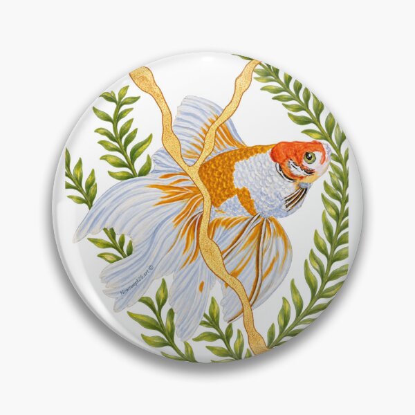 Item preview, Goldfish – Where the Water Whispers | Ripple and Reflection Series designed and sold by newsuept25.art.