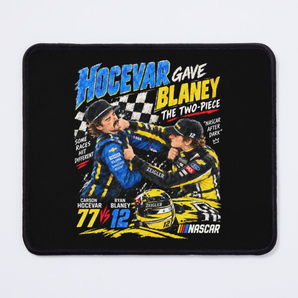 Item preview, Carson Hocevar Ryan Blaney Fight , Hocevar Gave Blaney The Two-Piece , Bristol Night Race NASCAR Aft designed and sold by bretportmarow.