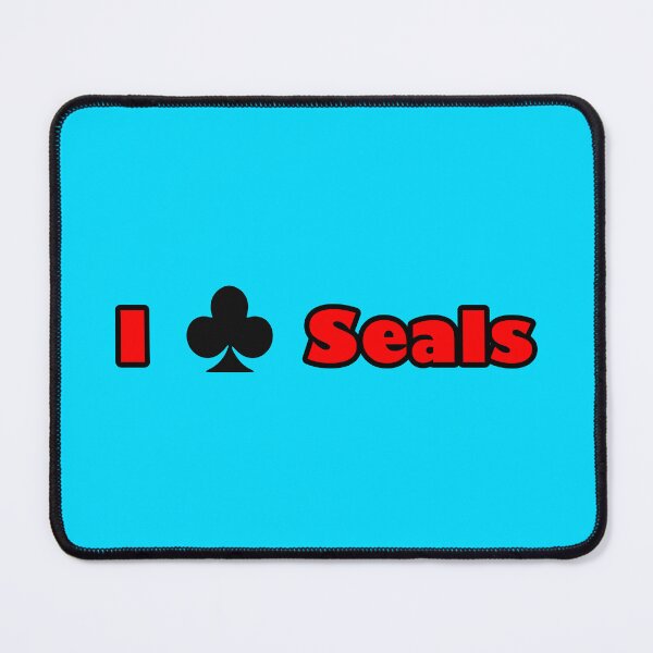 Item preview, I Club Seals (Red Text) designed and sold by Karate Octopus.