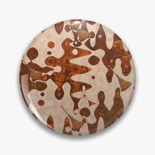 Item preview, Marbled endpaper in earthy tones color palette - halloween edition designed and sold by poppy-seed-art.