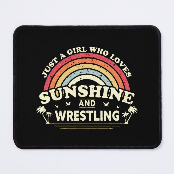 Item preview, Just A Girl Who Loves Sunshine And Wrestling Retro Art designed and sold by baharsipit.