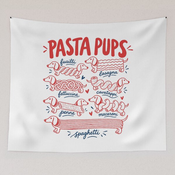 Item preview, Pasta Pups - Dachshund - Pasta Pups Dachshund -  Funny Dachshund Spaghetti - Wiener Dog Italian Food designed and sold by ColinPadeRE.
