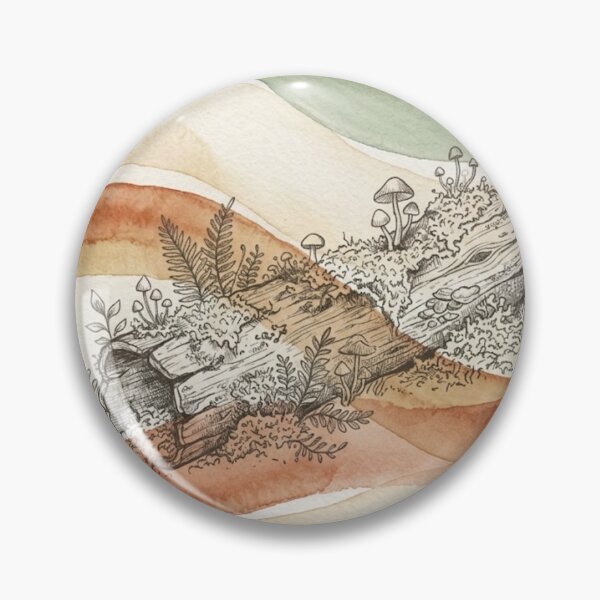 Item preview, Moss & Mushroom Ribbon Bands | Cottagecore Forest Wall Art designed and sold by Zaramodo.
