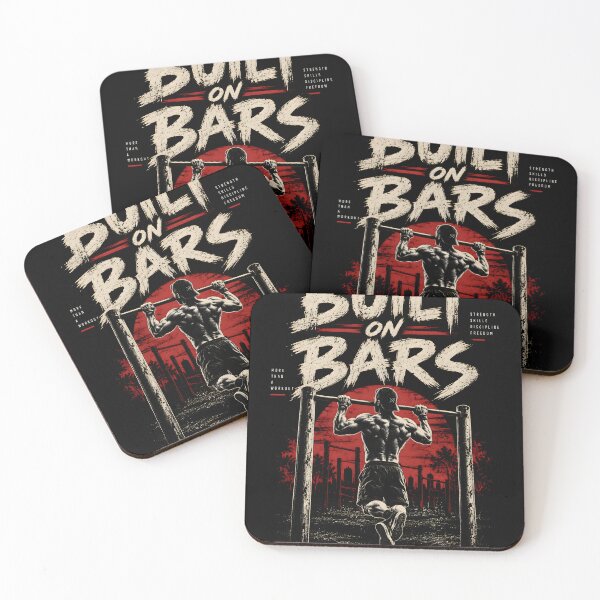 Item preview, Built On Bars – Calisthenics Street Workout designed and sold by printworxx.