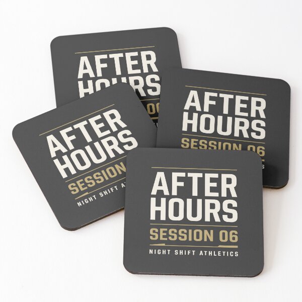 Item preview, After Hours Session 06 Night Shift Athletics Typography designed and sold by SplashTastic.