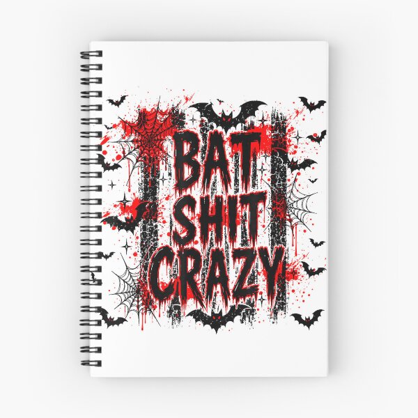 Item preview, Bat Shit Crazy Halloween Bats Spooky Season Bat Lover T-Shirt designed and sold by SAK7.
