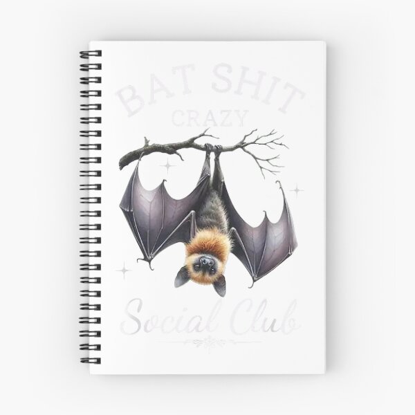 Item preview, Bat Shit Crazy Social Club Squad Spooky Halloween T-Shirt designed and sold by MyAnimations.