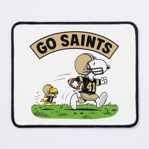 Item preview, Snoopy & Woodstock New Orleans Saints Football Retro F573 designed and sold by GLUVY-THEME.