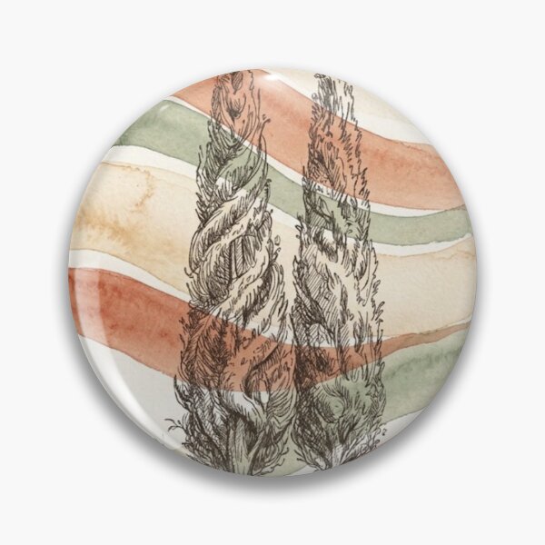 Item preview, Cypress Trees Ribbon Bands | Mediterranean Coastal Wall Art designed and sold by Zaramodo.
