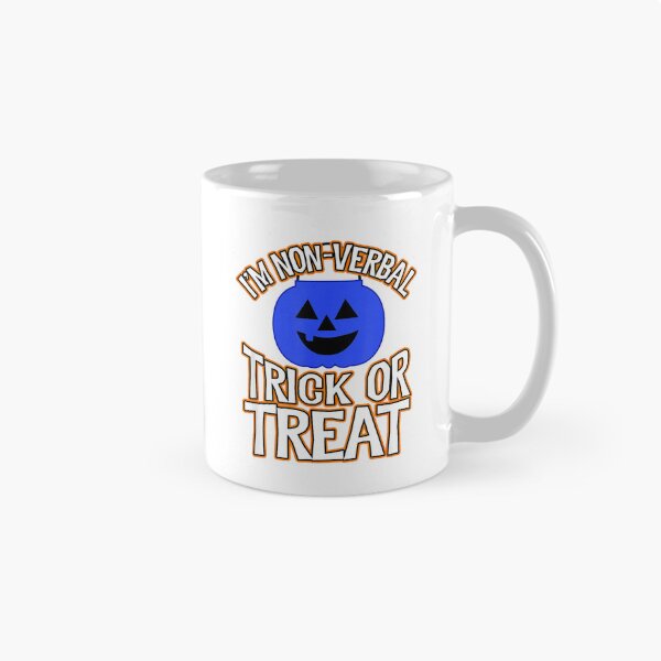 Item preview, Blue Pumpkin Bucket Halloween I'm Non Verbal Trick Or Treat T-Shirt designed and sold by darknessman666.
