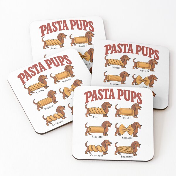 Item preview, Pasta Pups - Dachshund - Pasta Pups Dachshund -  Funny Dachshund Spaghetti - Wiener Dog Italian Food designed and sold by ColinPadeRE.