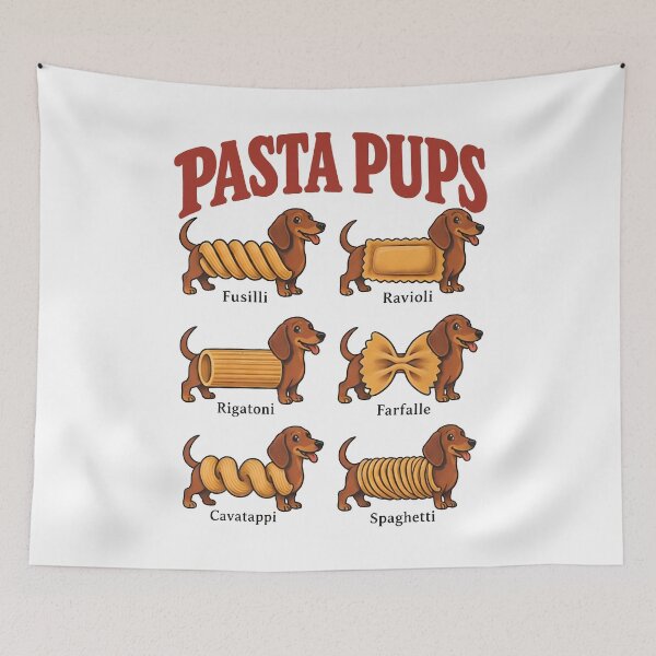 Item preview, Pasta Pups - Dachshund - Pasta Pups Dachshund -  Funny Dachshund Spaghetti - Wiener Dog Italian Food designed and sold by ColinPadeRE.