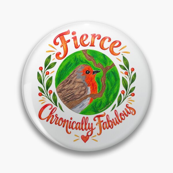Item preview, Robin – Fierce & Chronically Fabulous | Feather and Flight Series designed and sold by newsuept25.art.