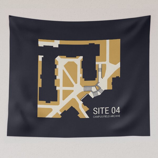 Item preview, Campus Field Archive Site 04 Architectural Plan designed and sold by SplashTastic.
