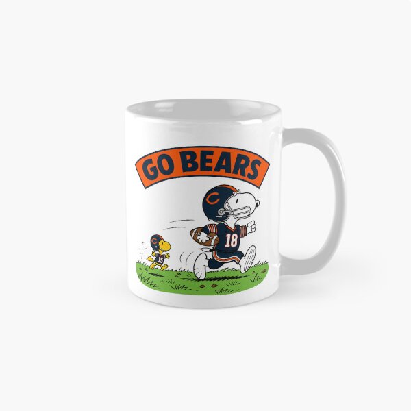 Item preview, Snoopy & Woodstock Chicago Bears Football Retro F575 designed and sold by GLUVY-THEME.