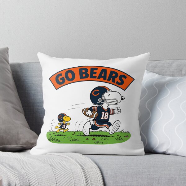 Item preview, Snoopy & Woodstock Chicago Bears Football Retro F575 designed and sold by GLUVY-THEME.