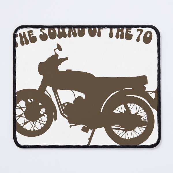 Item preview, Yamaha FS1E Fizzy Baja Brown The Sound of the 70s Retro Motorcycle designed and sold by itsperfectfor.