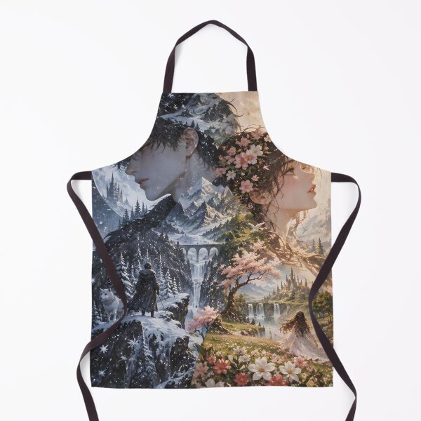 Item preview, Where Winter Meets Spring – A Tale of Two Hearts designed and sold by sigmaartstudio.