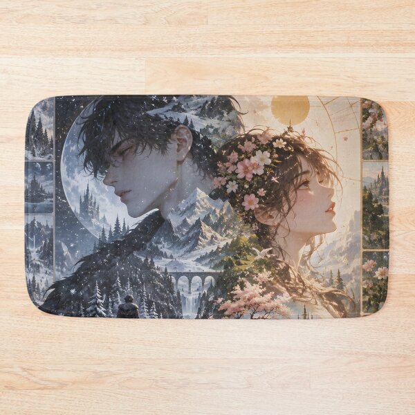 Item preview, Where Winter Meets Spring – A Tale of Two Hearts designed and sold by sigmaartstudio.