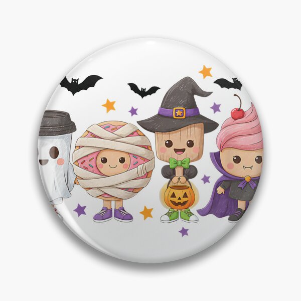 Item preview, Cute Halloween Coffee Donuts Cupcake Sweet Spooky Squad T-Shirt designed and sold by VendaVirtualVip.