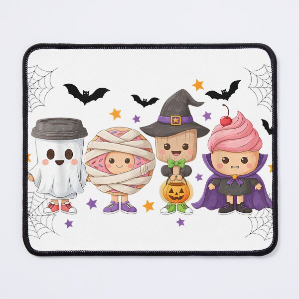 Item preview, Cute Halloween Coffee Donuts Cupcake Sweet Spooky Squad T-Shirt designed and sold by VendaVirtualVip.