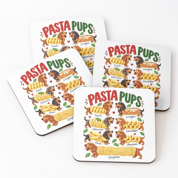 Item preview, Pasta Pups - Dachshund - Pasta Pups Dachshund -  Funny Dachshund Spaghetti - Wiener Dog Italian Food designed and sold by ColinPadeRE.