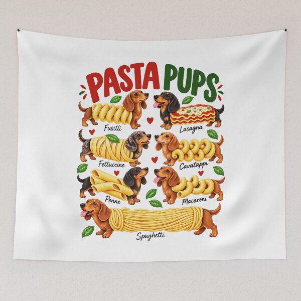 Item preview, Pasta Pups - Dachshund - Pasta Pups Dachshund -  Funny Dachshund Spaghetti - Wiener Dog Italian Food designed and sold by ColinPadeRE.