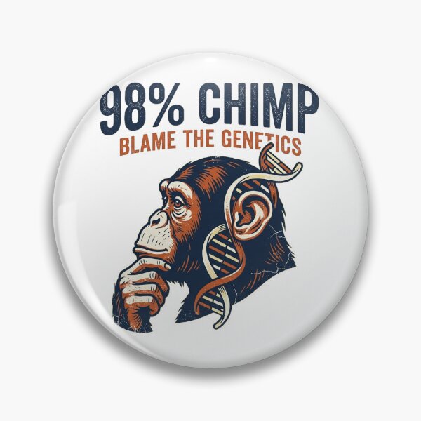 Item preview, 98% Chimp - Funny Science Evolution Theory designed and sold by mulliere.